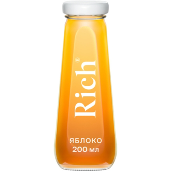 Яблоко 0,2л. Стекло Рич