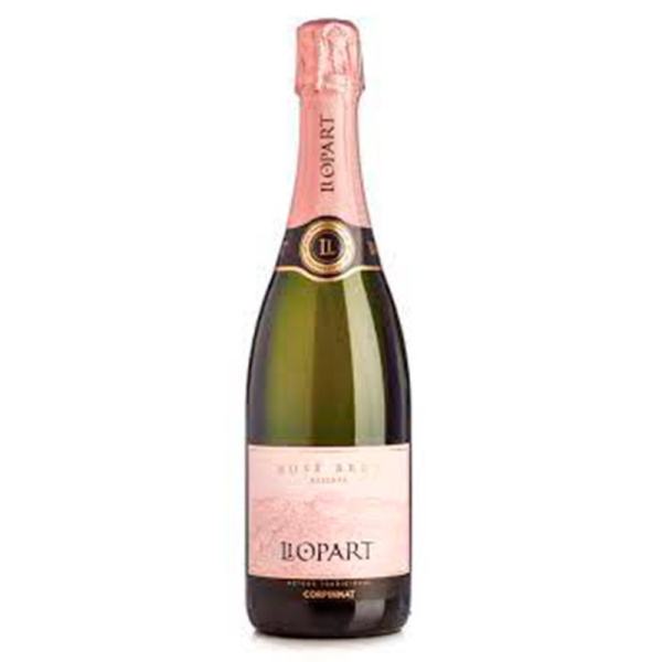 Вино розовое сухое игристое Llopart Rose Reserva Brut 0.75л.