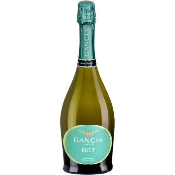 Вино Белое Сухое Игристое Ганча Брют 0,75л (крепость 11%)