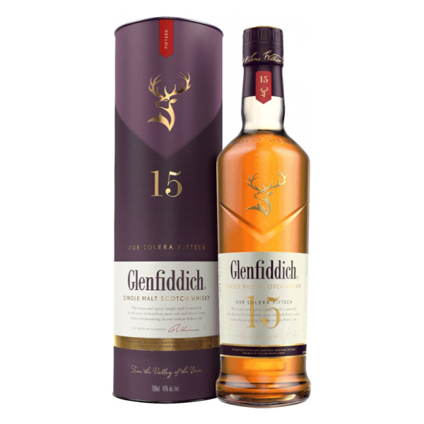 Виски односолодовый Glenfiddich 15 0,7 л.