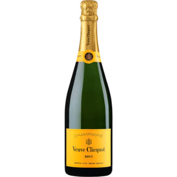 VEUVE CLICQUOT Ponsardin Brut Carte Jaune with GB