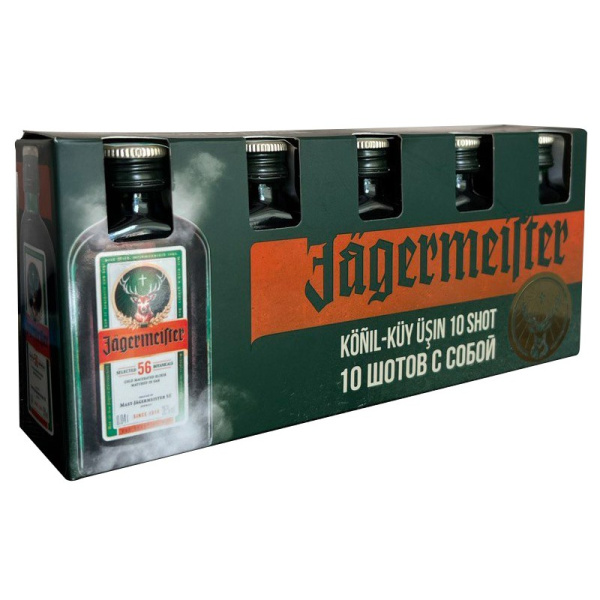 Мультипак  Ликер «Jägermeister» 0,04л.