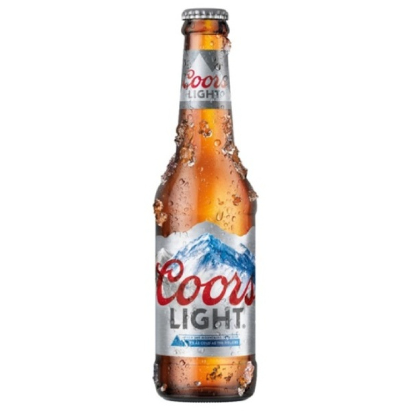 COORS Пиво светлое фильтрованное пастеризованное 0,33 СТ (1 уп - 24 шт)
