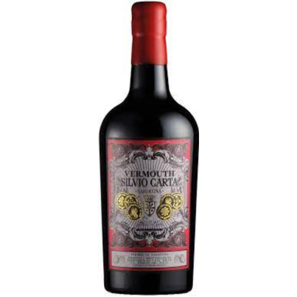 Креплёный красный сладкий вермут Silvio Carta Vermouth Rosso 0,75 л