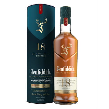 Виски односолодовый Glenfiddich 18 0,7 л.