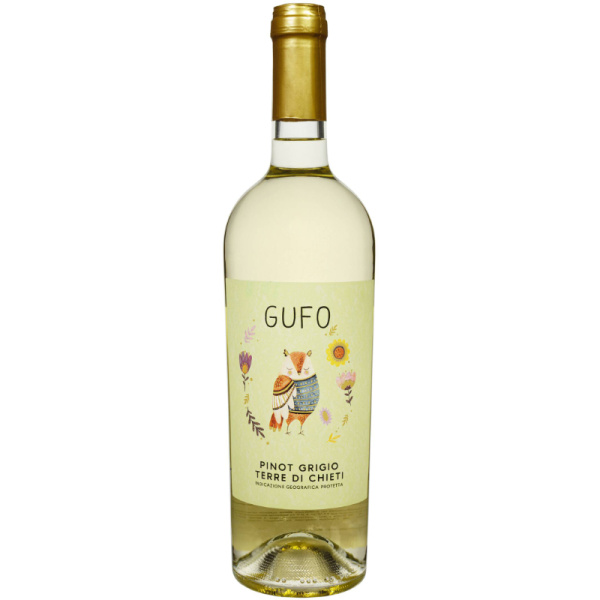 Вино белое сухое Cantina Tollo Gufo Pinot Grigio 0,75 л.