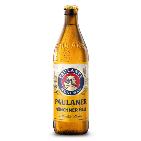 PAULANER MUNCHNER HELL Пиво светлое фильтрованное пастеризованное 0,5 СТ (1 уп-20 шт)