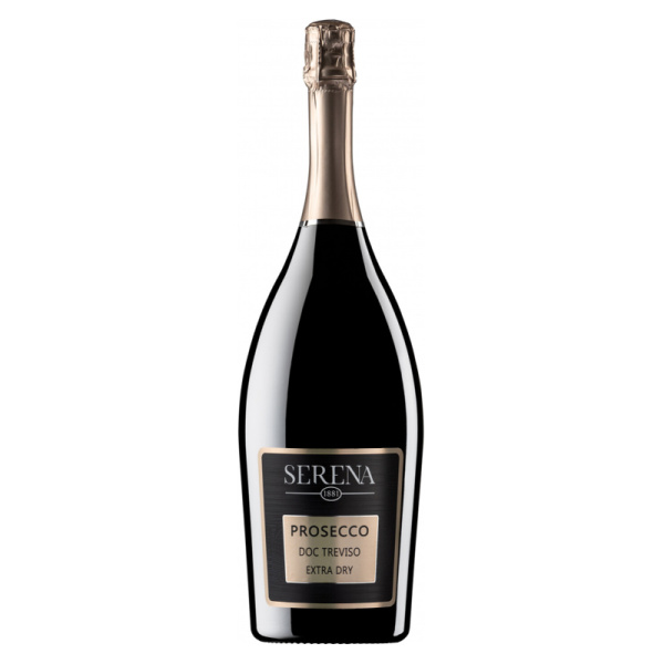 Вино игристое белое сухое Serena Prosecco Treviso Extra Dry 1,5 л.