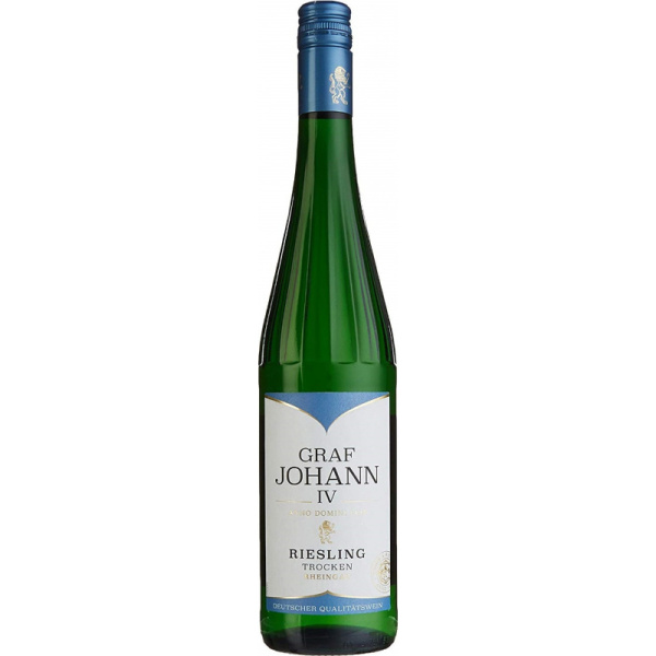 Вино сухое белое GRAF JOHANN IV RIESLING TROCKEN 0.75