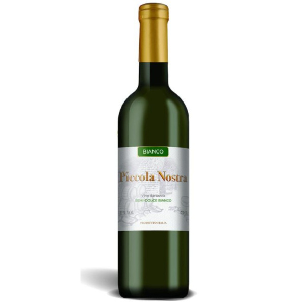 Вино столовое полусладкое белое Piccola Nostra (Пиккола Ностра) 0,75 л. (1)