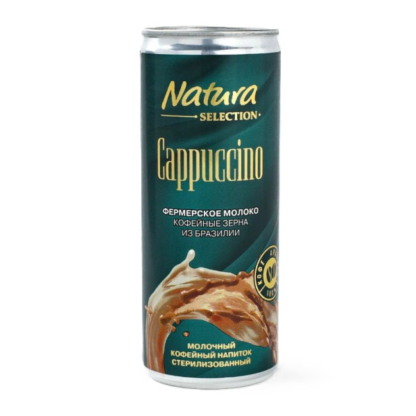Напиток Natura Selection Кофейный CAPPUCCINO 220 мл