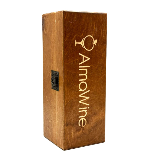 Коробка деревянная подарочная Almawine